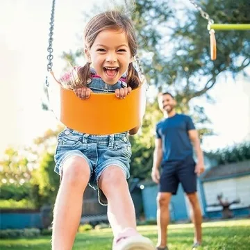 INTEK Heavy Duty Backyard Swing Set for Kids Fun