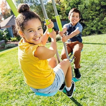 INTEK Heavy Duty Backyard Swing Set for Kids Fun