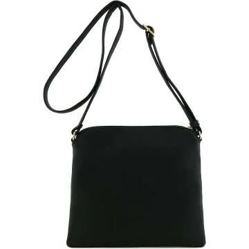 DELUXITY Crossbody Bag with Tassel - Lightweight Style