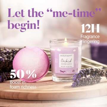 Spa Gifts for Women, Body & Earth Orchid Gift Set