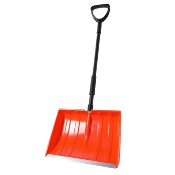 Yocada Snow Shovel for Driveway Home Garage Snow Removal Aluminum Strip with D-Grip Handle 48 inch L...
