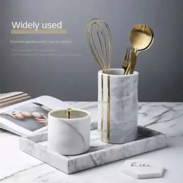 Elegant Marble Wine Chiller - Multi-Purpose Cooler and Vase