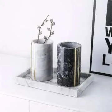 Elegant Marble Wine Chiller - Multi-Purpose Cooler and Vase