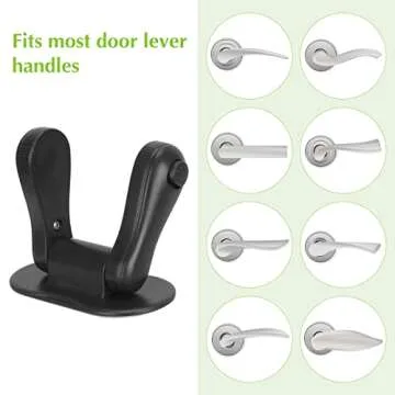 BiSiViO Child Proof Door Lever Lock - Safe & Stylish solution