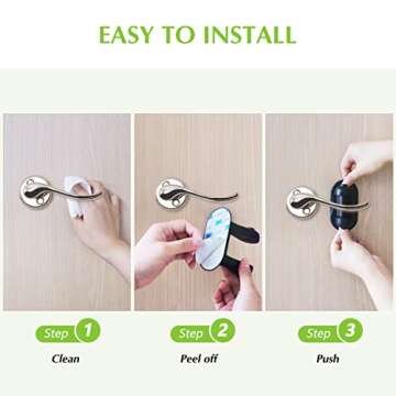 BiSiViO Child Proof Door Lever Lock - Safe & Stylish solution
