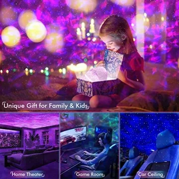 Galaxy Projector with Bluetooth Speaker and Remote
