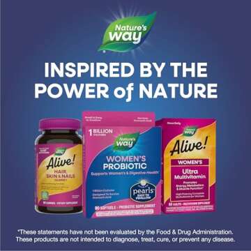 Nature's Way Women's Probiotic Pearls, Supports Women's and Digestive Health*, Protects Against Occasional Constipation & Bloating*, 1 Billion Live Cultures, 90 Softgels (Packaging May Vary)