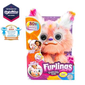 Furlings Cleo - 13" Interactive Plush Toy, 80+ Sounds & Animations, Gift for Girls & Boys 3+