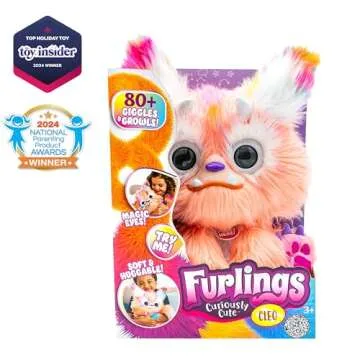 Furlings Cleo - 13" Interactive Plush Toy, 80+ Sounds & Animations, Gift for Girls & Boys 3+