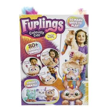Furlings Cleo - 13" Interactive Plush Toy with Sounds