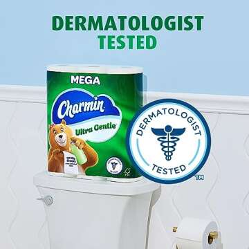 Charmin Ultra Gentle Toilet Paper, 9 Mega Rolls, 231 Sheets Per Roll