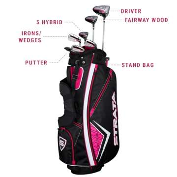 Callaway Women's Strata Complete Golf Set - 11 Piece Golf Club Set for Women