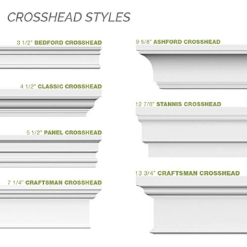 Ekena Millwork Crosshead Trim - Lightweight and Versatile