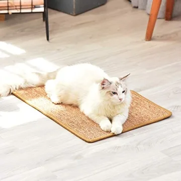 FUKUMARU Cat Scratcher Mat Durable Natural Sisal Rug