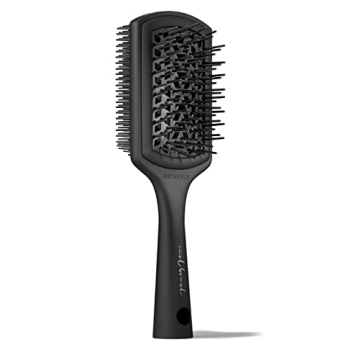 HeatFreeHair High Definition Detangling Brush - Dual-Sided Curl Brush for Black, Natural, Wavy, and ...