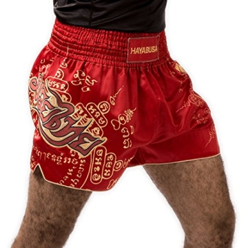 Hayabusa Falcon Muay Thai Kickboxing MMA Shorts Red Small