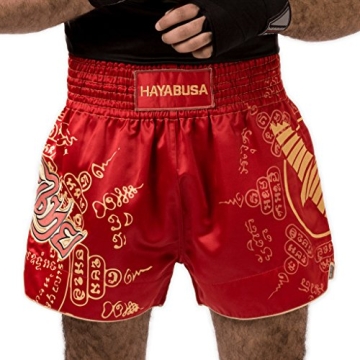 Hayabusa Falcon Muay Thai Kickboxing MMA Shorts Red Small