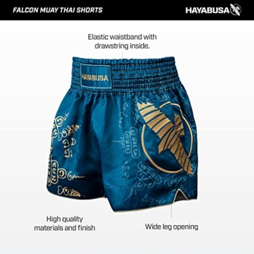 Hayabusa Falcon Muay Thai Kickboxing MMA Shorts Red Small