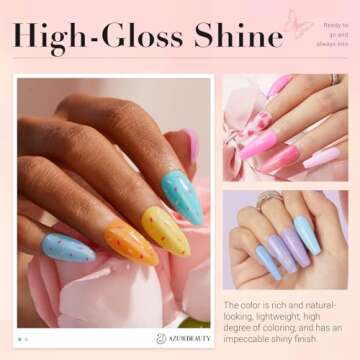 AZUREBEAUTY 170Pcs Dip Powder Nail Kit for All