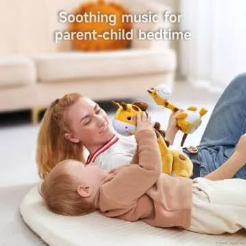 TUMAMA Dancing Talking Giraffe Toy, Mimicking Twisting Electronic Soft Plush Giraffe Toy with Record & Repeating What You Say, Singing Interactive Baby Toy for Toddler Boys Girls Gifts