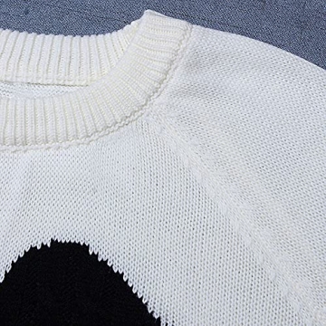 Cute Heart Knitted Pullover Sweater for Women