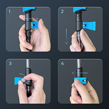 Ultralight Carbon Fiber Trekking Poles for Hiking Backpacking