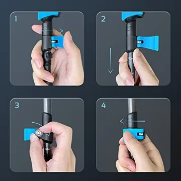 Ultralight Carbon Fiber Trekking Poles for Hiking Backpacking