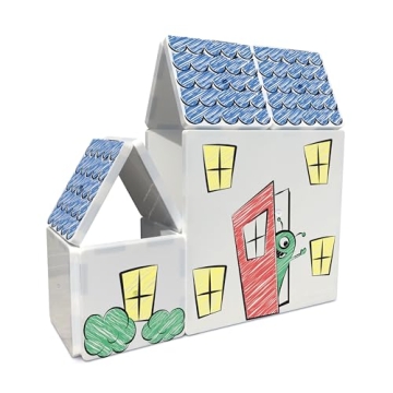 CreateOn Crayola Doodle Magnetic Tiles Building Set