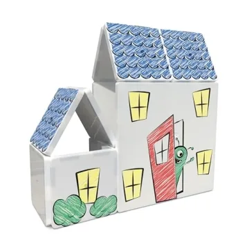 CreateOn Crayola Doodle Magnetic Tiles Building Set