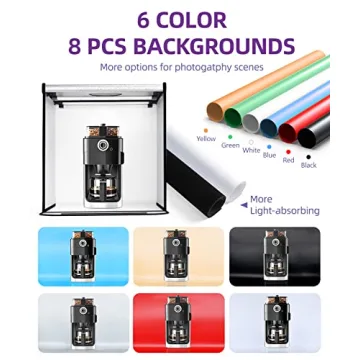 Professional SAMTIAN 24" Photo Light Box with 126 LEDs