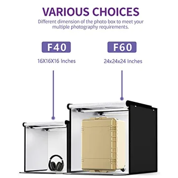 Professional SAMTIAN 24" Photo Light Box with 126 LEDs