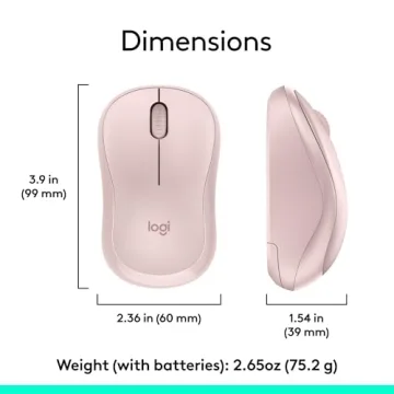 Logitech MK270 Wireless Mouse and Keyboard Combo in Rose