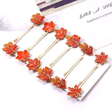 Fall Hair Clips for Women Thanksgiving Hairpins