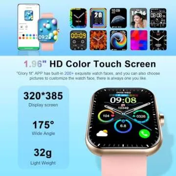 Smart Watch for Women - Bluetooth Calling & Fitness Tracker