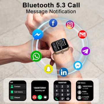 Smart Watch for Women - Bluetooth Calling & Fitness Tracker