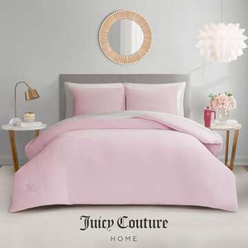 Juicy Couture Velour Comforter Set - Luxurious Bedding