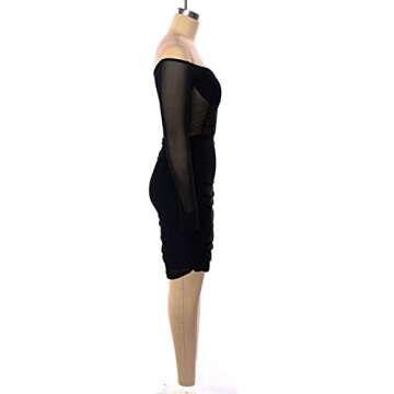 Buy Uni Clau Women Sexy Mesh Bodycon Dress Online