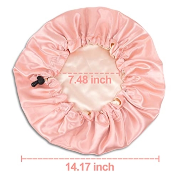 CHORHA Satin Sleep Cap - Adjustable Double-Sided Bonnet