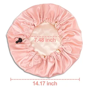 CHORHA Satin Sleep Cap - Adjustable Double-Sided Bonnet