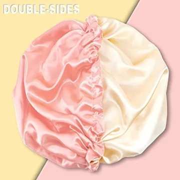 CHORHA Satin Sleep Cap - Adjustable Double-Sided Bonnet