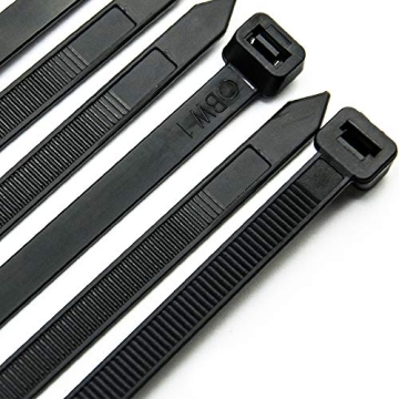 Cable Zip Ties Heavy Duty 12 Inch, Ultra Strong Plastic Wire Ties with 120 Pounds Tensile Strength, ...