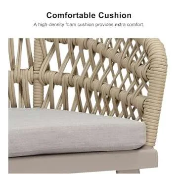 PURPLE LEAF 9 Pieces All-Weather Outdoor Dining Set