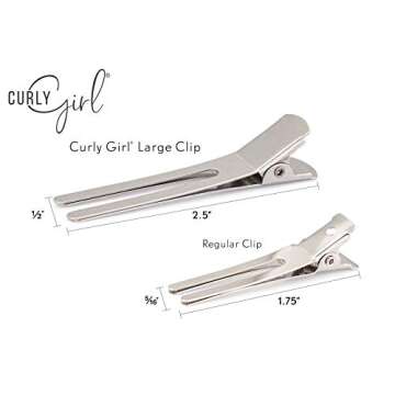 Curly Girl Large Root Clips for Effortless Styling