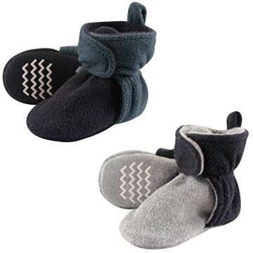Hudson Baby Unisex-Child Cozy Fleece Booties Winter Accessory Set