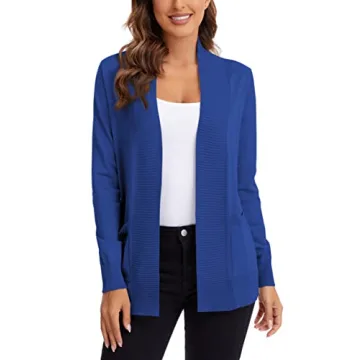 Stylish Women's Lightweight Cardigan with Pockets