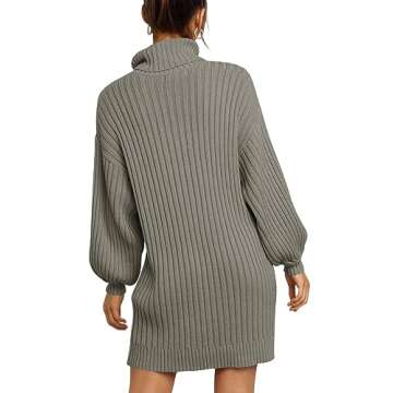 ANRABESS Women Oversized Sweater Dress for Cozy Style