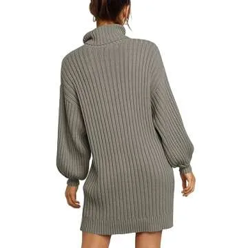 ANRABESS Women Oversized Sweater Dress for Cozy Style