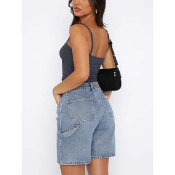 ForeFair Women Y2K Sweetheart Neck Sleeveless Crop Tank Tops Backless Spaghetti Strap Pleated Bustier Camis Going Out Top(XS,Dark Grey)