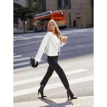 Nlife Women's Rhinestone Fringe Corduroy Jacket