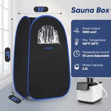 IvyBess Portable Sauna for Home Wellness Retreat